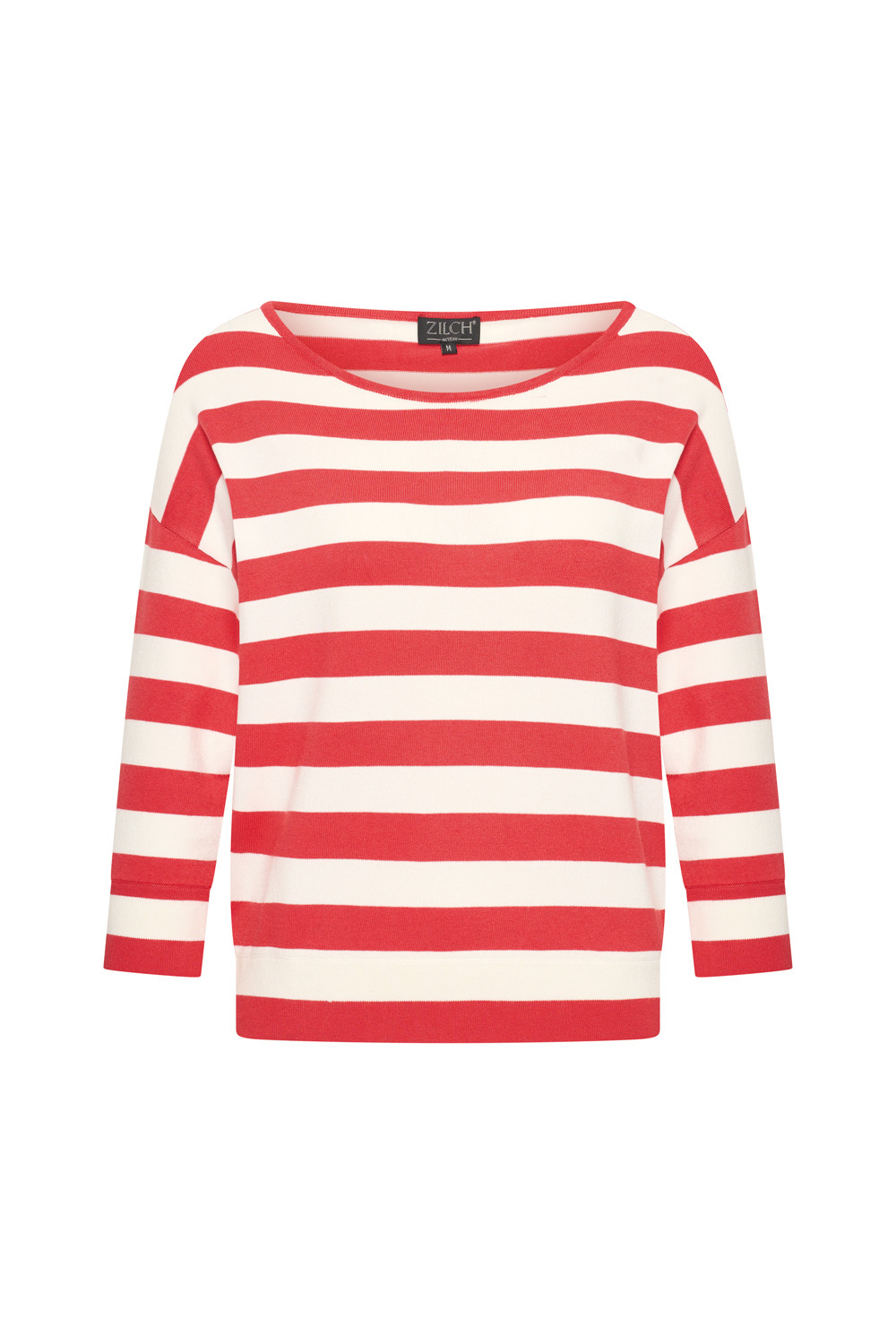 61BAS10151P-twotoneblossom0 Zilch Top Batsleeve two-tone-blossom