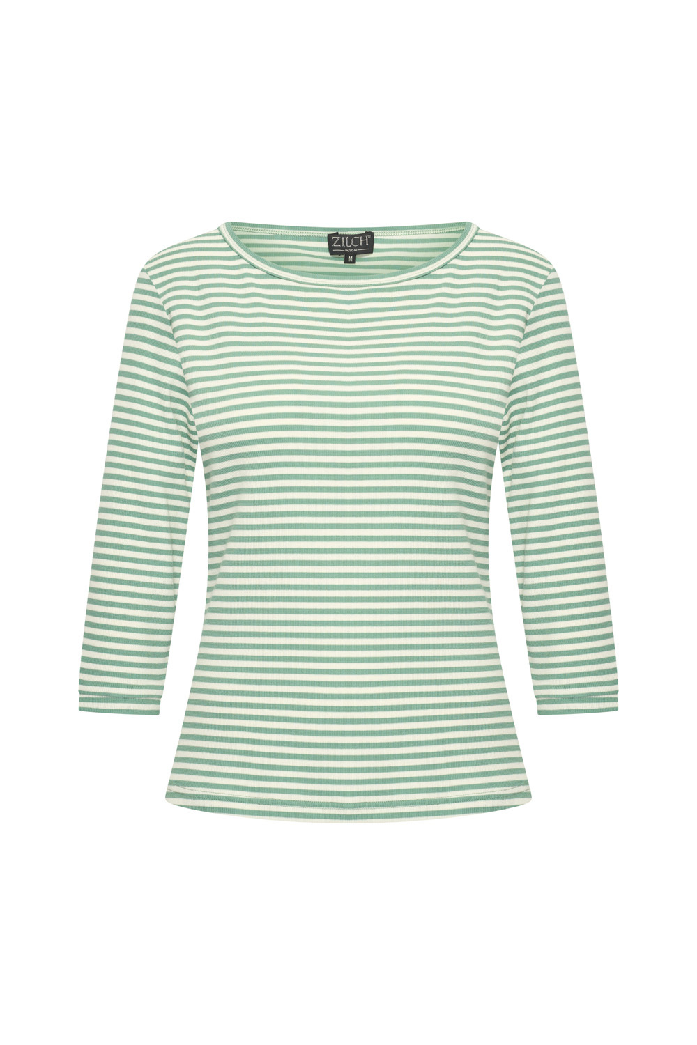 61COS10221-twotoneseagreen0 Zilch Top Boat Neck two-tone-sea-green