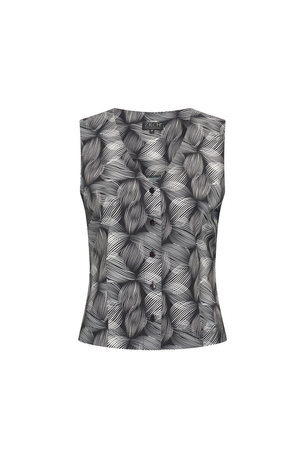 61VIS10214-brushblack0 Zilch Top Buttons brush-black