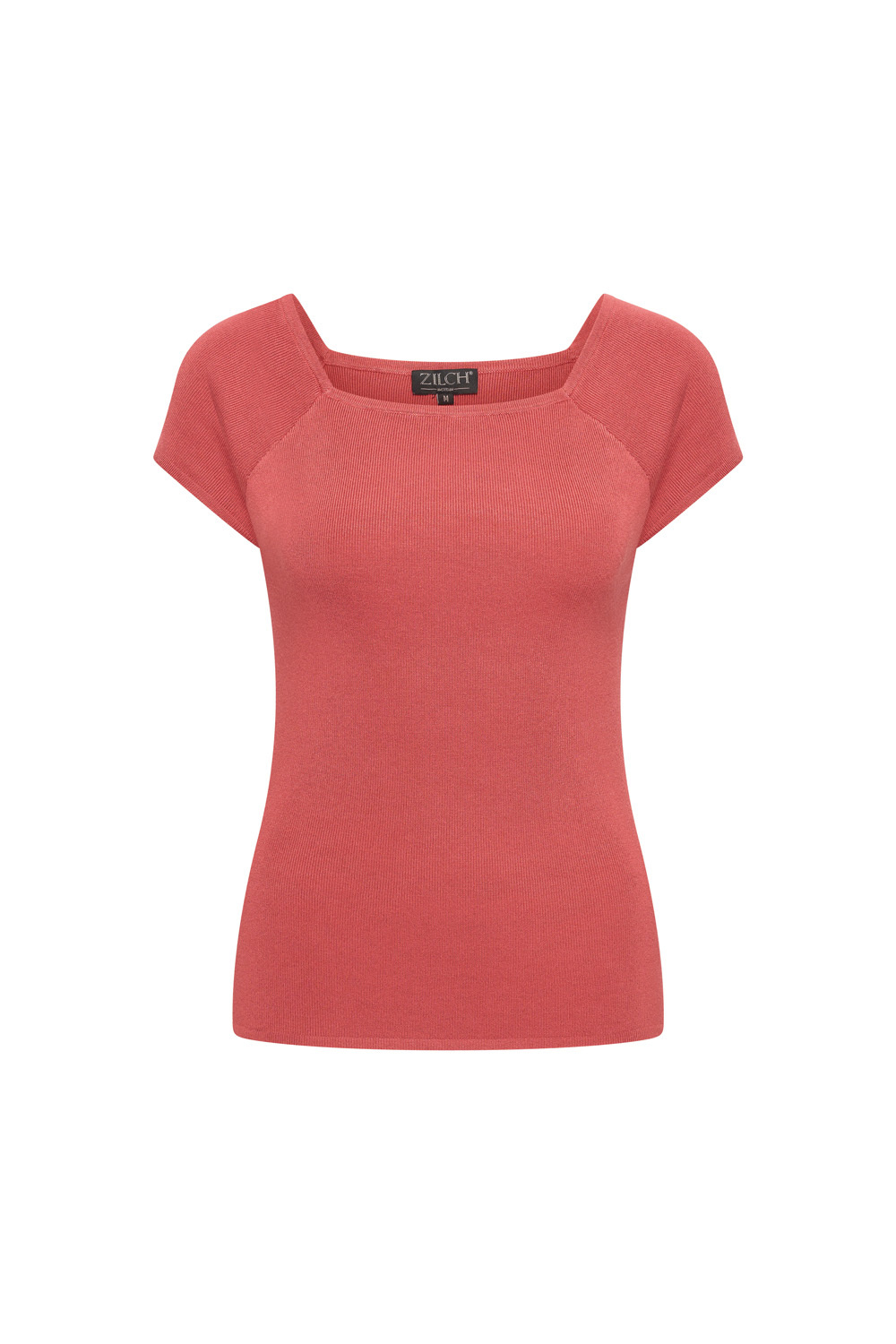 61BAS10025-lipstick0 Zilch Top Short Sleeve lipstick