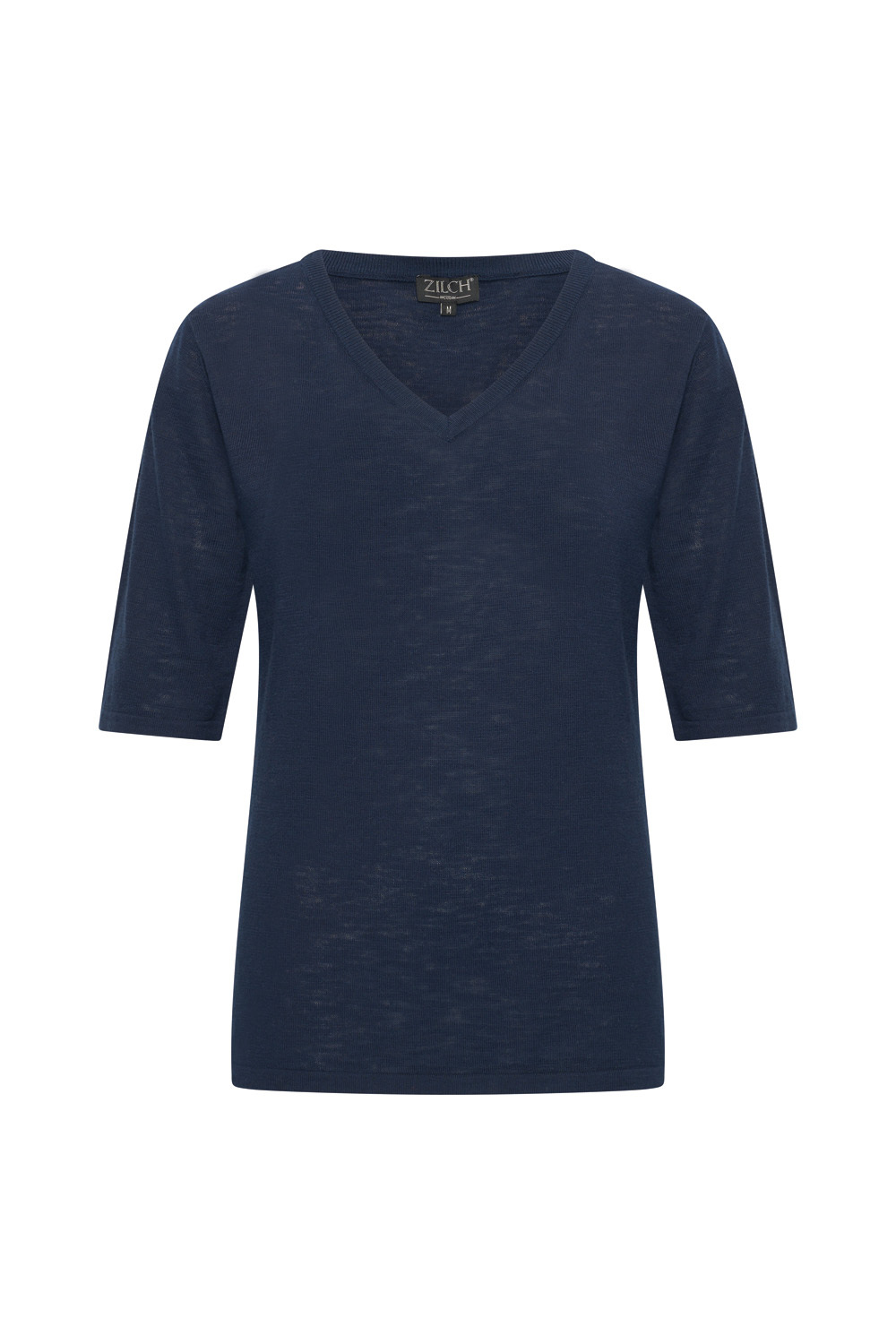61CSL10141-navy0 Zilch Top V Neck navy