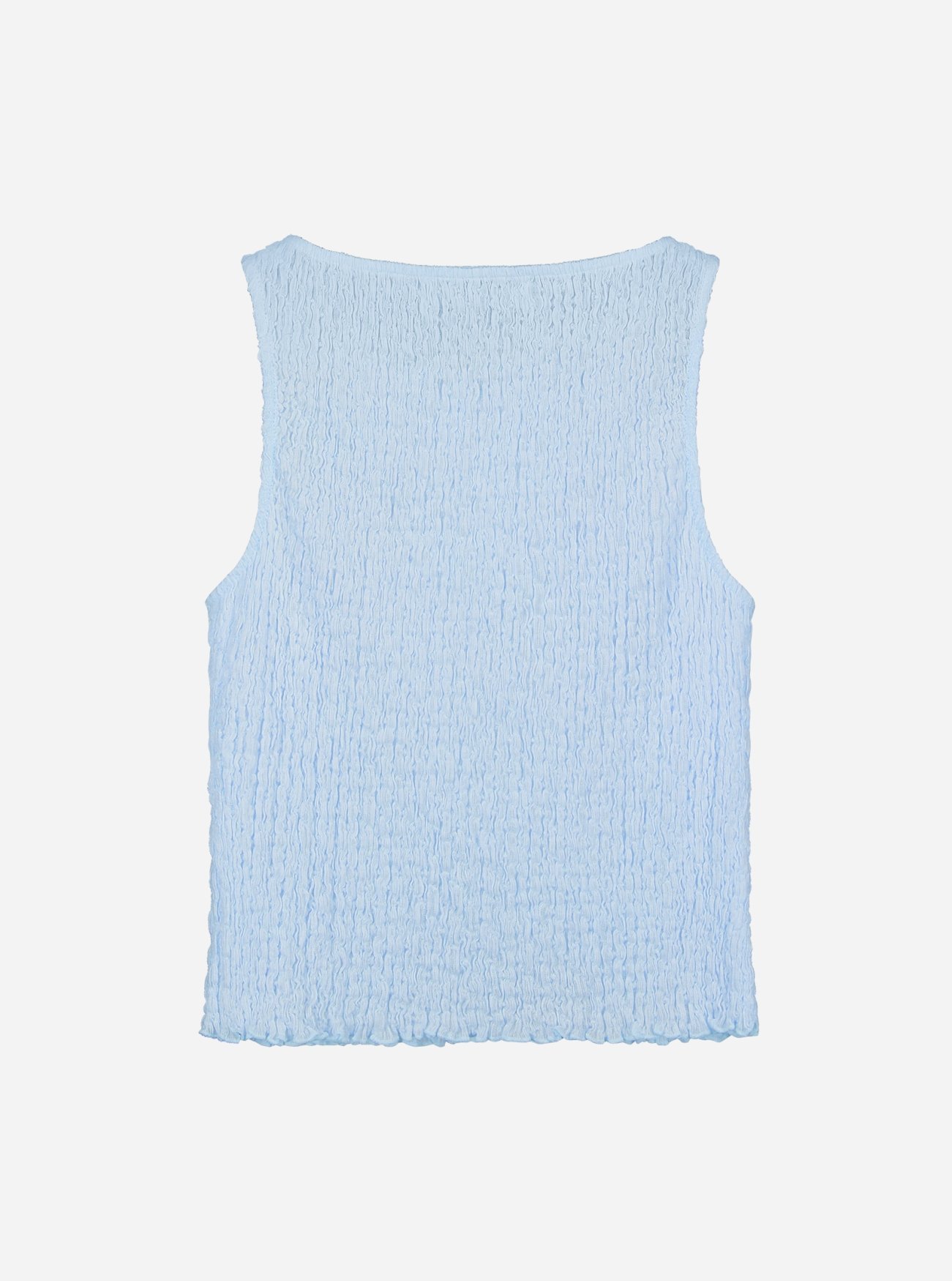 NO-DS26011-400-17-54 Nous Sommes Labels June Smock Top Light Blue