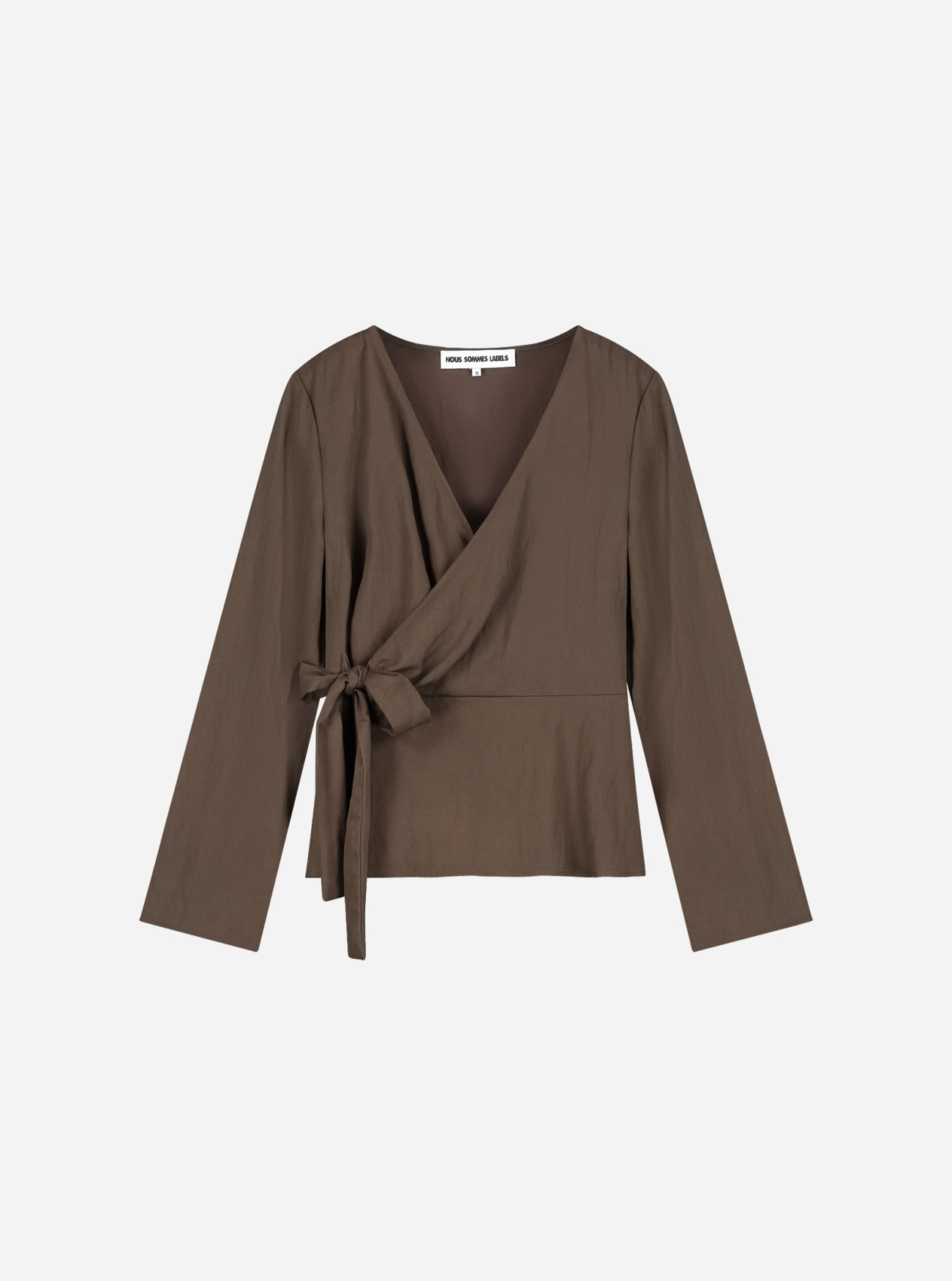 NO-DS26040-225-11-24 Nous Sommes Labels Lia Blouse Brown