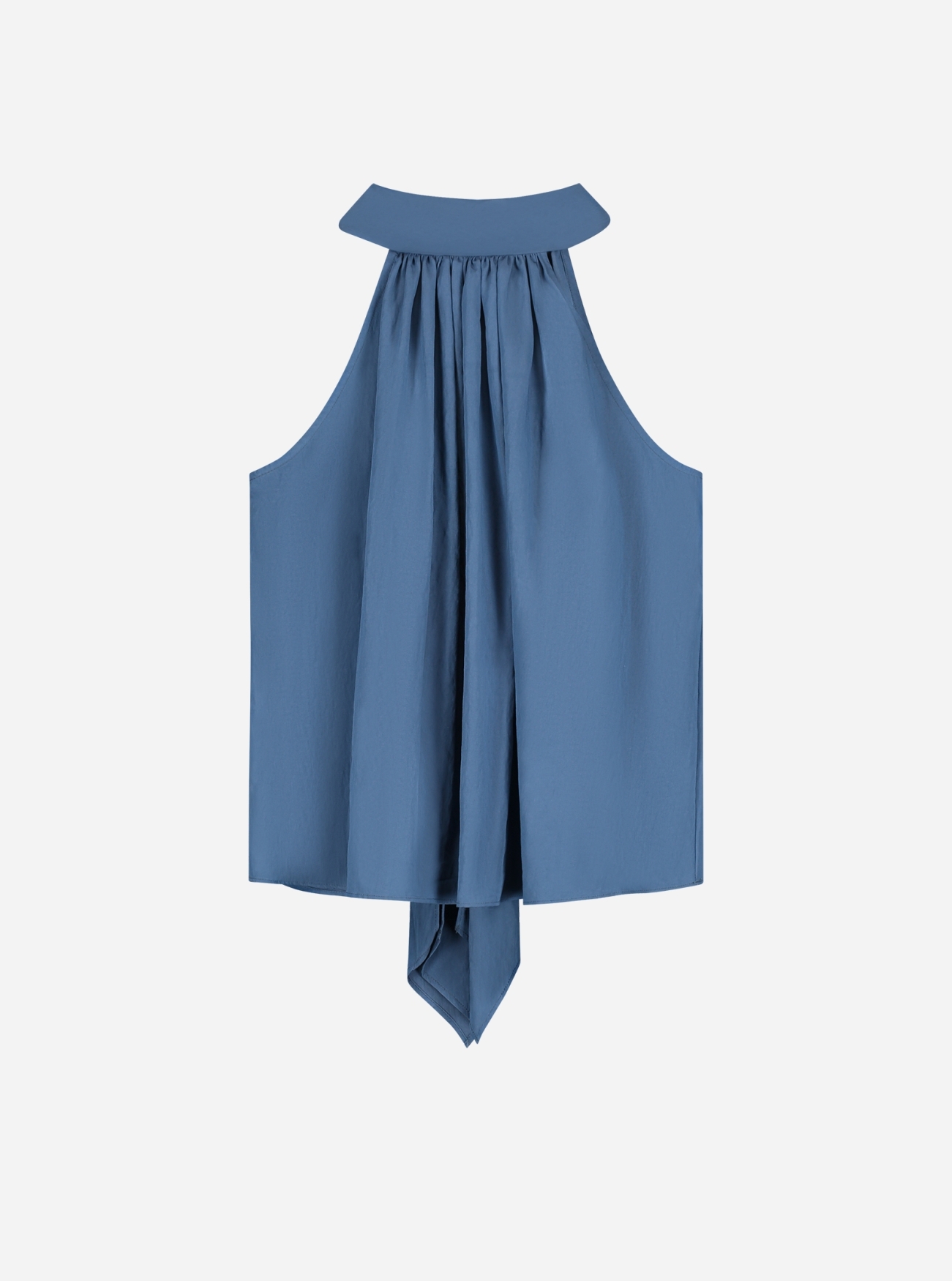 NO-DS26048-450-20-64 Nous Sommes Labels Hazel Halter top Blue
