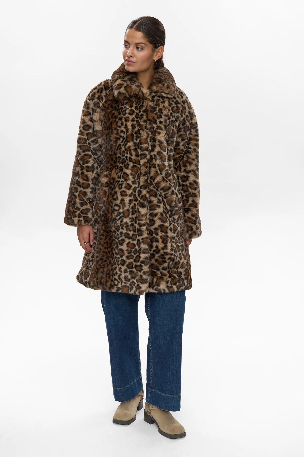 705633-5698_3 Nümph NULULLA COAT Black Coffee