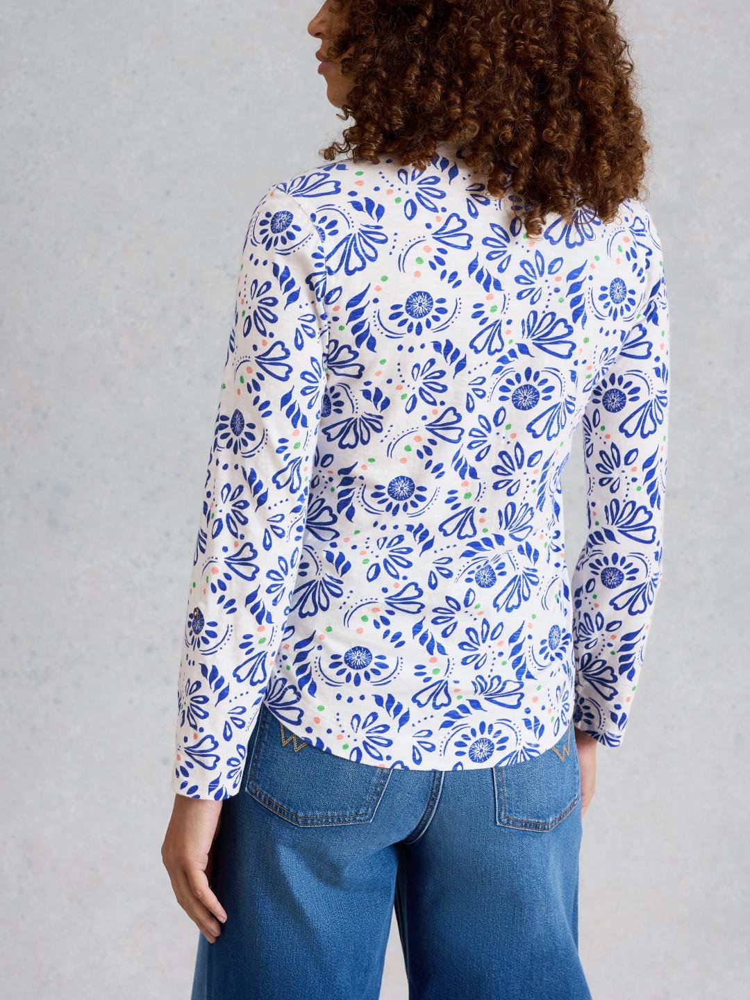 White Stuff ANNIE JERSEY SHIRT WHITE PR