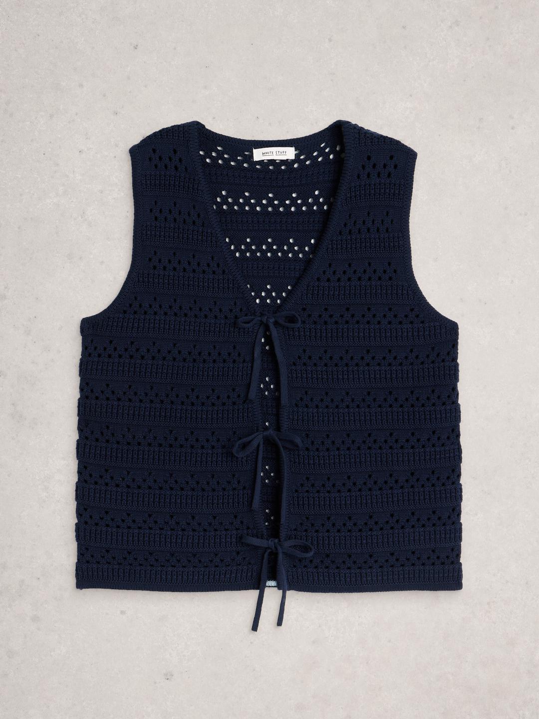 445857-DARK_NAVY-FF White Stuff TILDA TIE TANK DARK NAVY