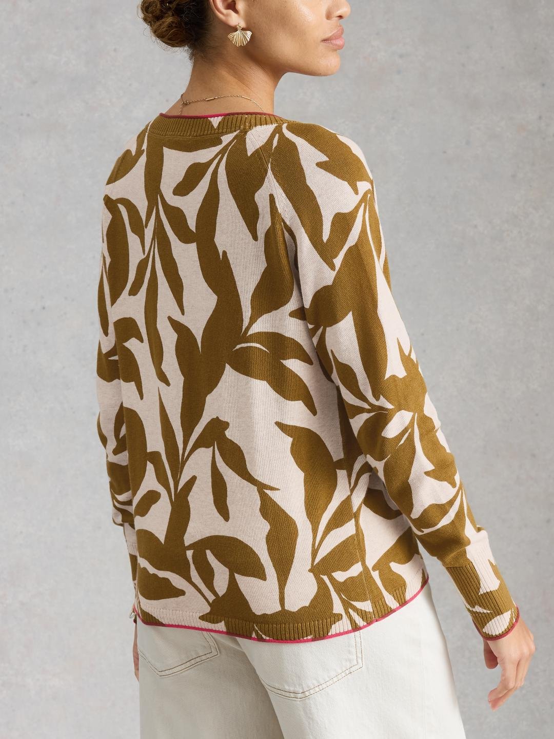 445919-GREEN_PR-MB White Stuff LULU PRINT CARDI GREEN PR