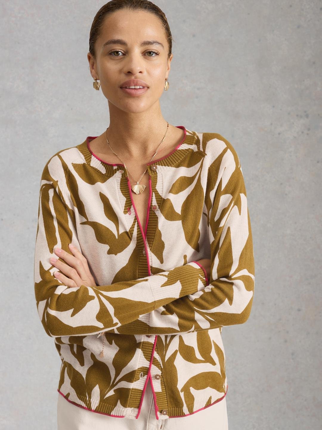 445919-GREEN_PR-MD White Stuff LULU PRINT CARDI GREEN PR