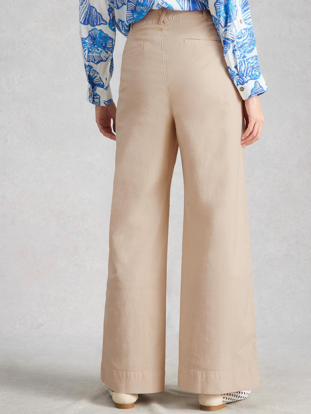 446067-NAT_WHITE-MB White Stuff TWISTER WIDE LEG CHINO TROUSER NAT WHITE