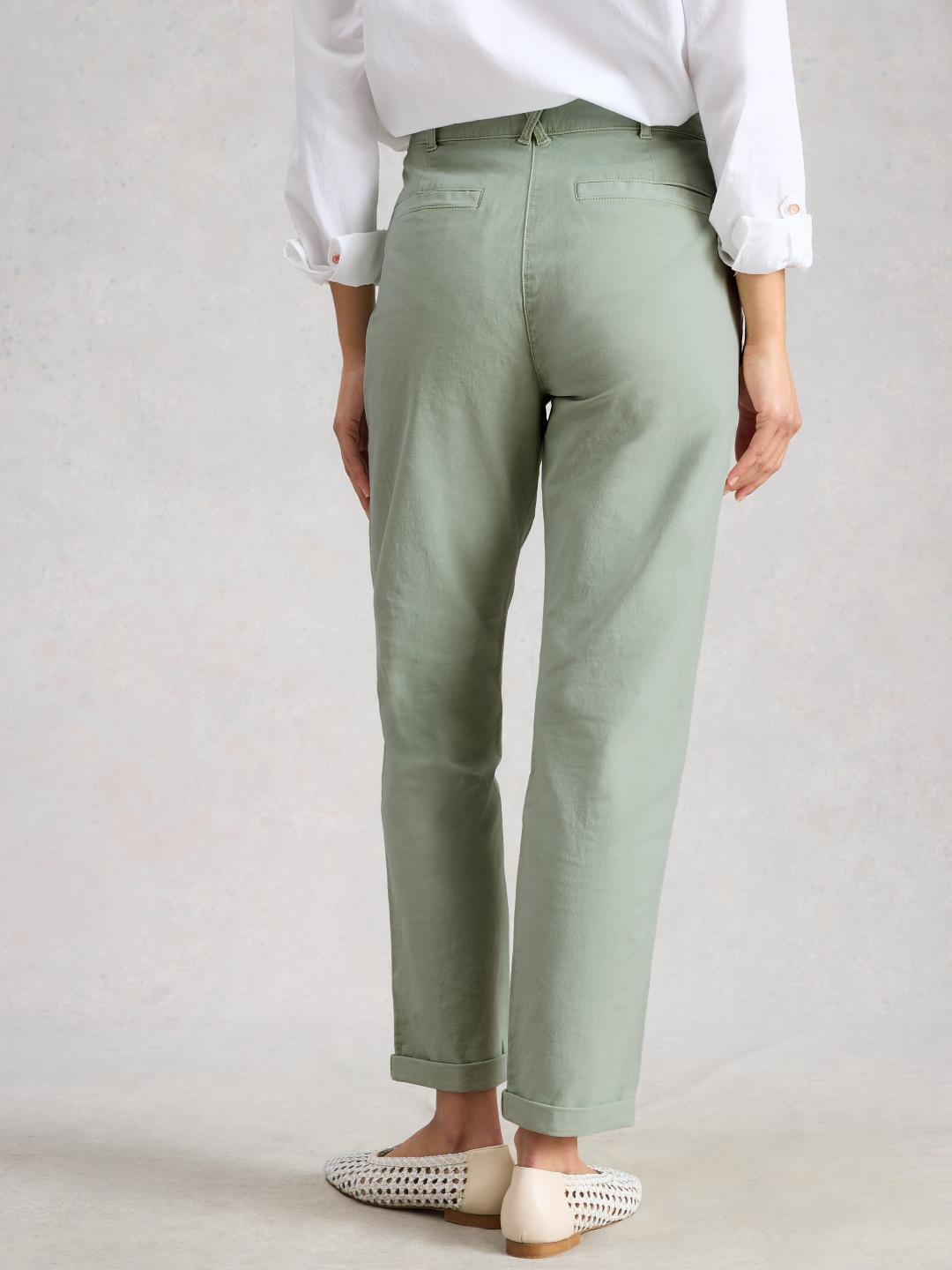 446071-LGT_GREEN-MB White Stuff TWISTER CHINO TROUSER LGT GREEN