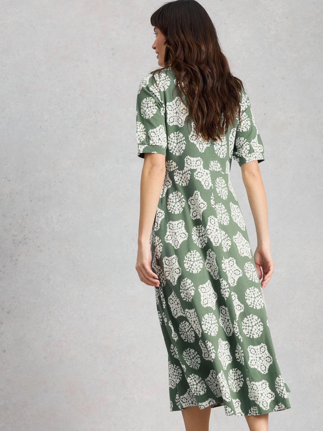 446105-GREEN_PR-MB White Stuff MEGAN JERSEY DRESS GREEN PR