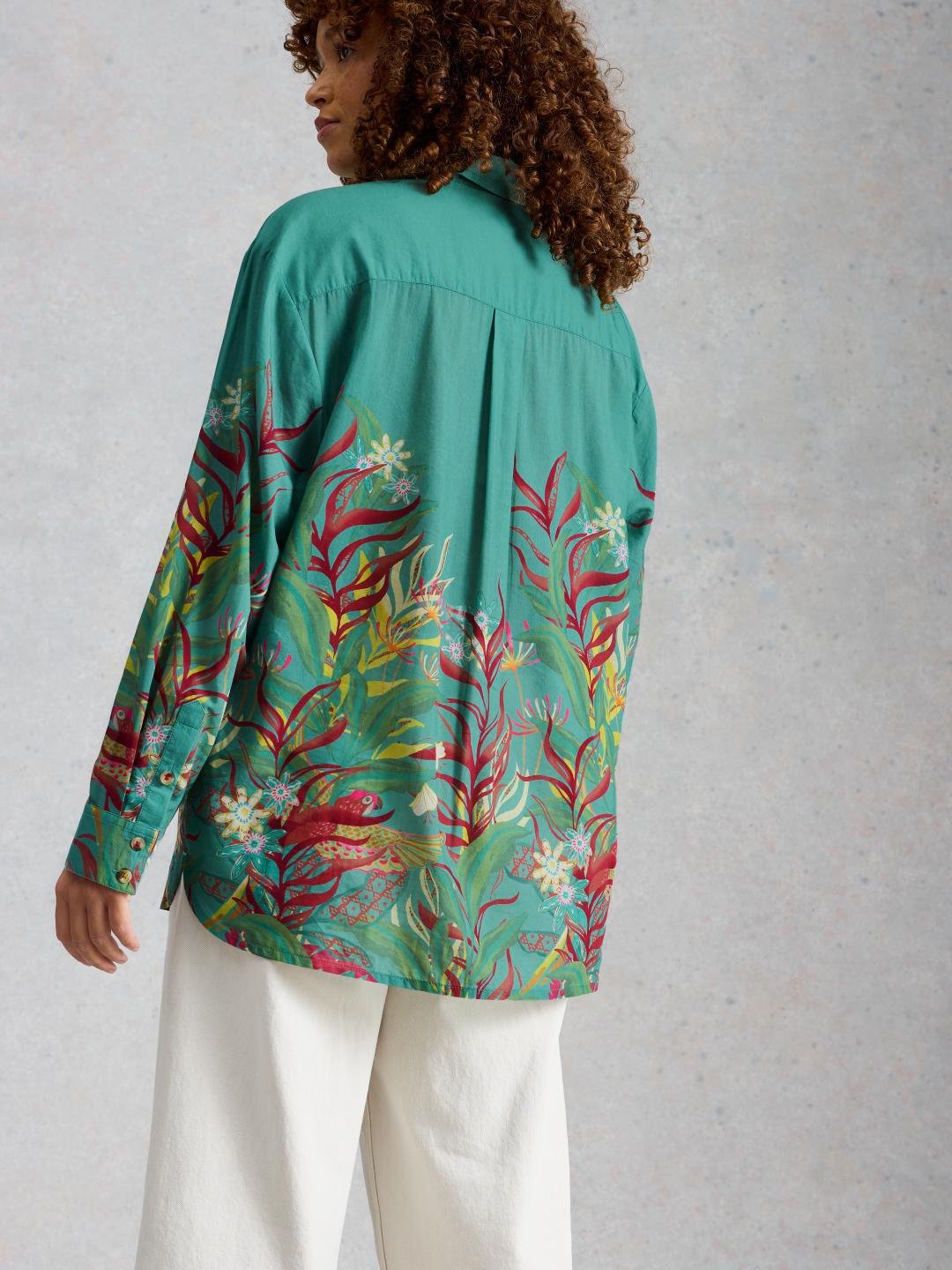 446201-TEAL_MLT-MB White Stuff LYDIA SHIRT TEAL MLT