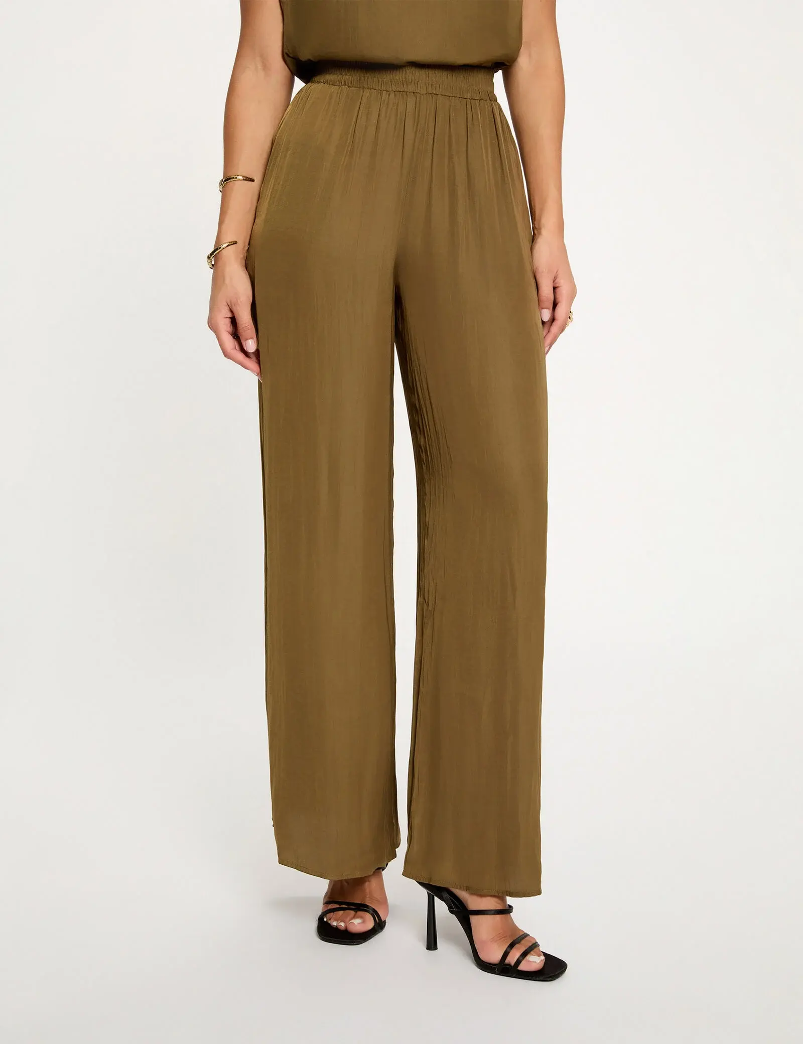 pantalon-large-fluide-vert-kaki-femme-vue5-32536311050211145 Morgan De Toi 261-PWENDA GREEN