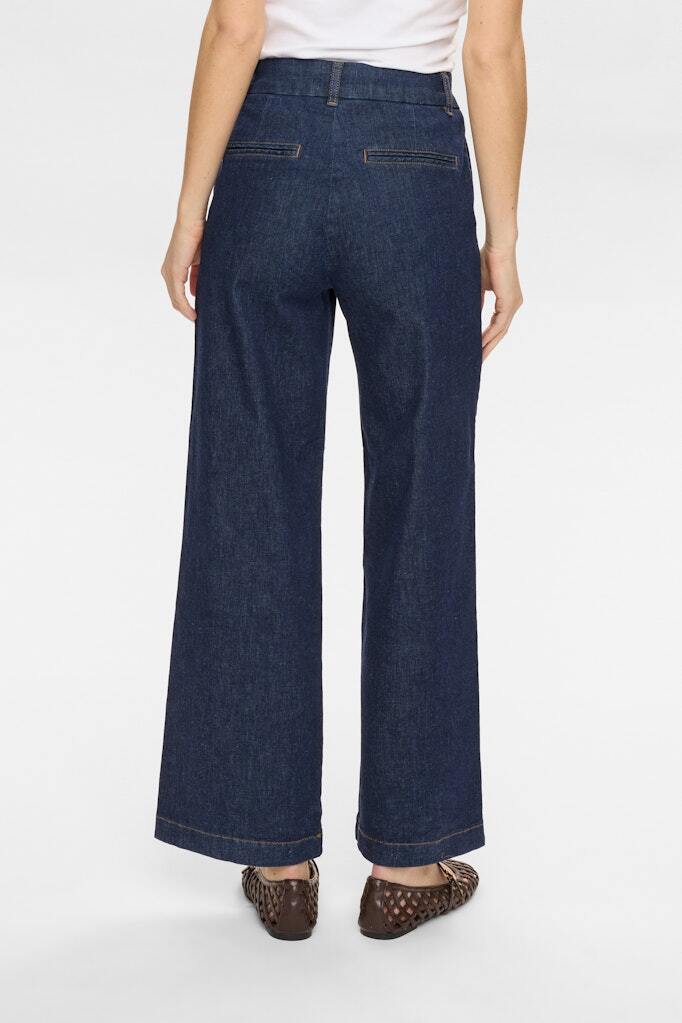 Nu_mph_Pre-Spring-2026-Nu_mph_3012_706677 NÜMPH NUAMBER HR WIDE JEANS R3012 Dark Blue Denim 32"
