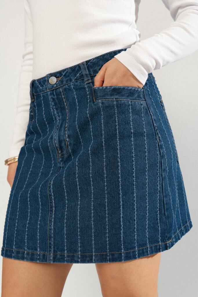 Nu_mph_Main-Spring-2026-Nu_mph_3013_706546_4 NÜMPH NUATLANTA SKIRT Medium Blue Denim