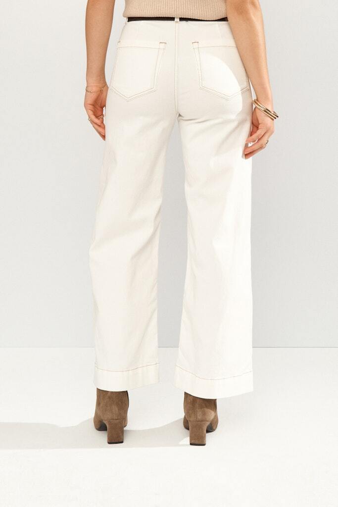 Nu_mph_Main-Spring-2026-Nu_mph_9001_706675_1 NÜMPH NUPARISAN CROPPED TWILL PANTS Cloud Dancer