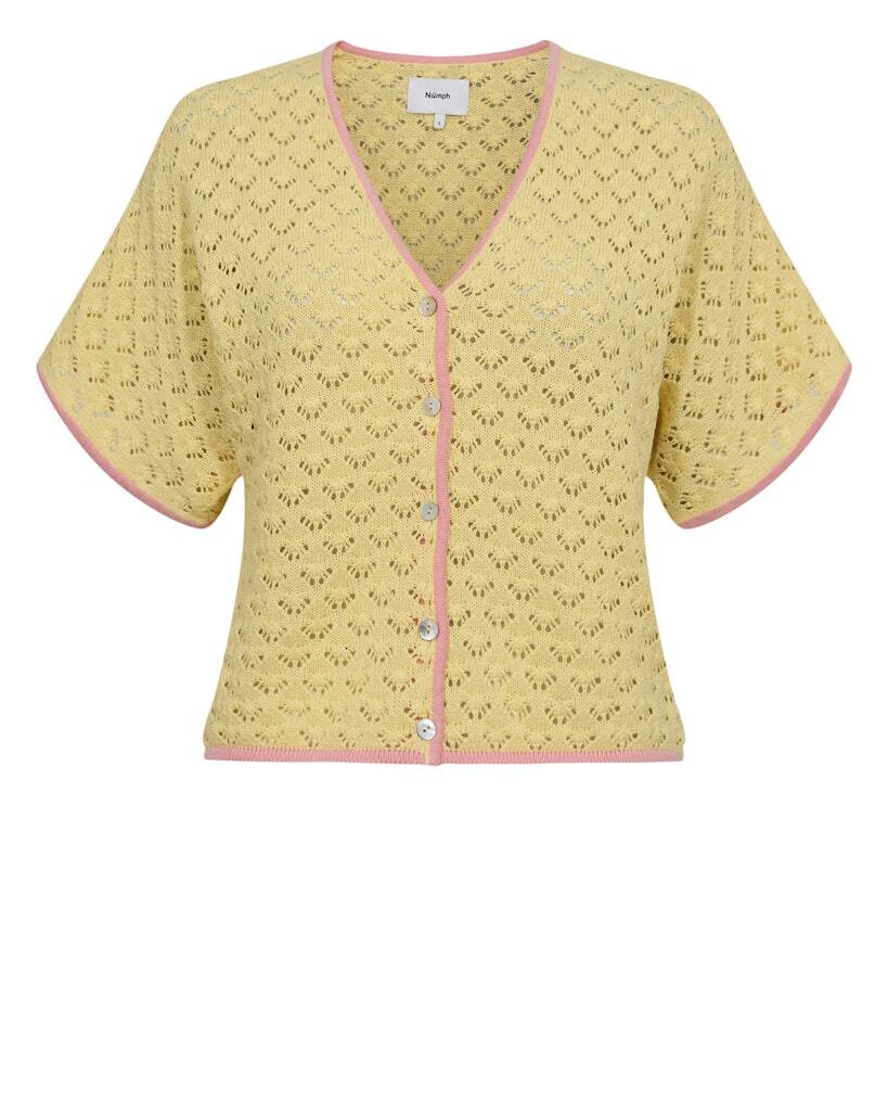 NÜMPH NUMILBA CARDIGAN Popcorn