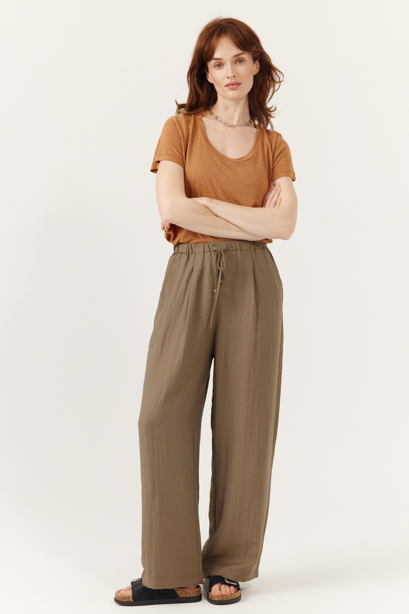 80007_CARAMEL_1 Artlove T-SHIRT DESTINY CARAMEL