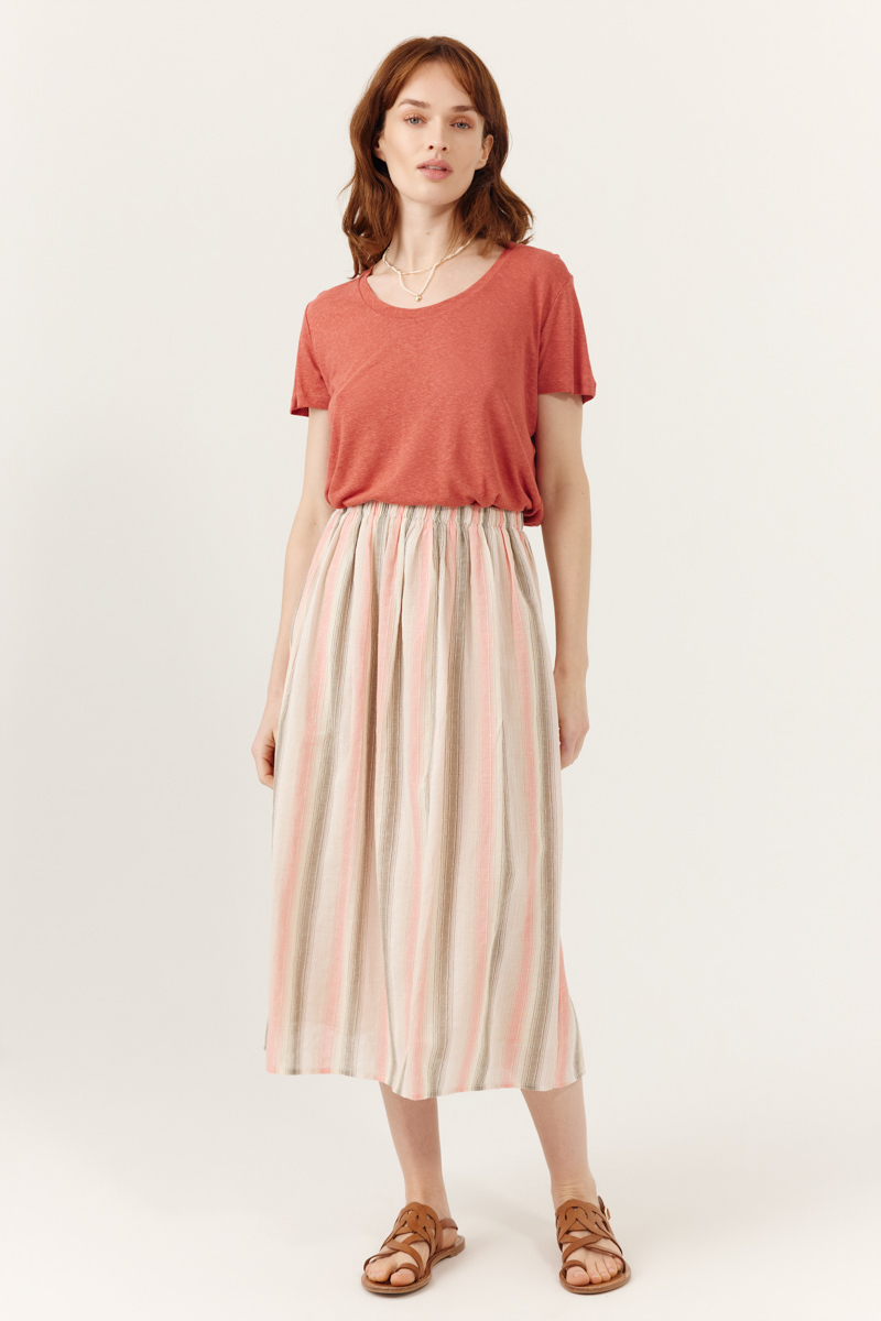 80007_TERRACOTTA_1 Artlove T-SHIRT DESTINY TERRACOTTA