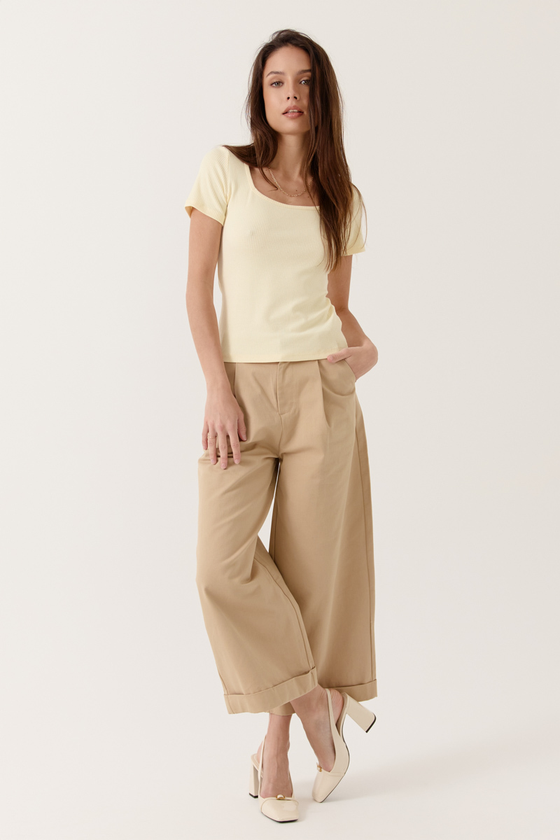 80217_L-YELLOW_1 Artlove T-SHIRT AMELIE L-YELLOW