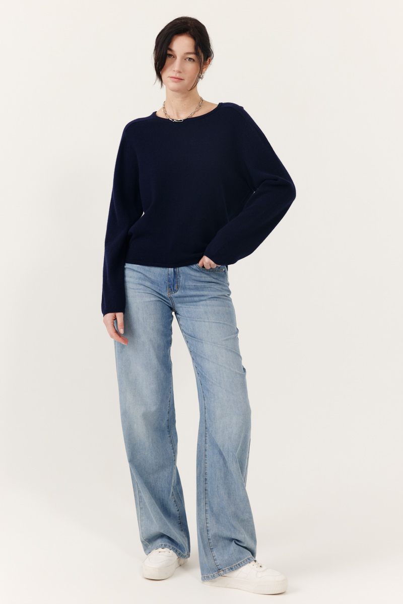 80264_NAVY_1 Artlove PULL ANISAE NAVY