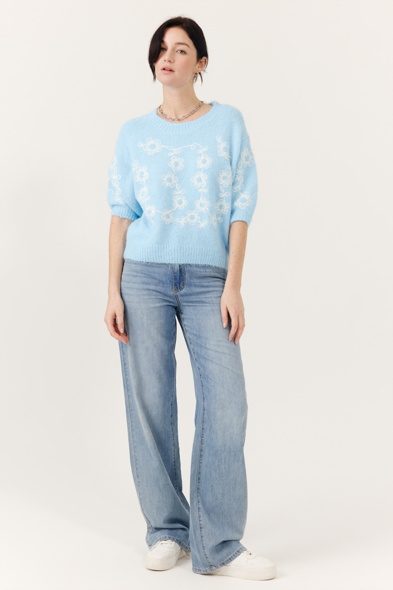 80282_BLUE_1 Artlove PULL CYRIELLE BLUE
