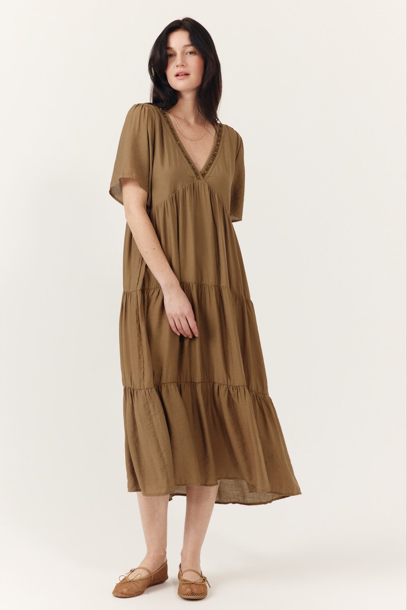 80625.2_KHAKI_1 Artlove ROBE DELIANE KHAKI