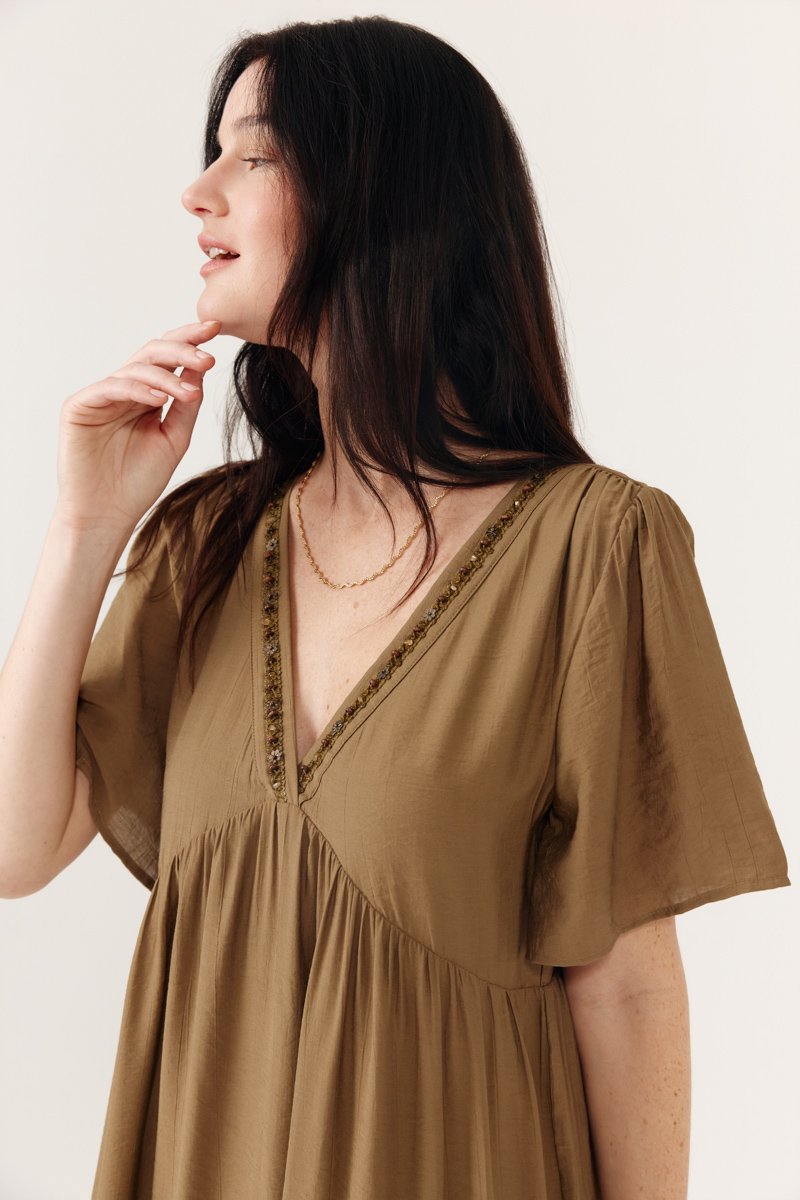80625.2_KHAKI_4 Artlove ROBE DELIANE KHAKI