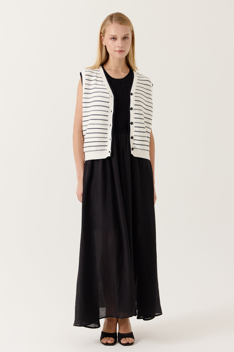80631_BLACK_80366_WHITE_1 Artlove ROBE ALIRIS BLACK