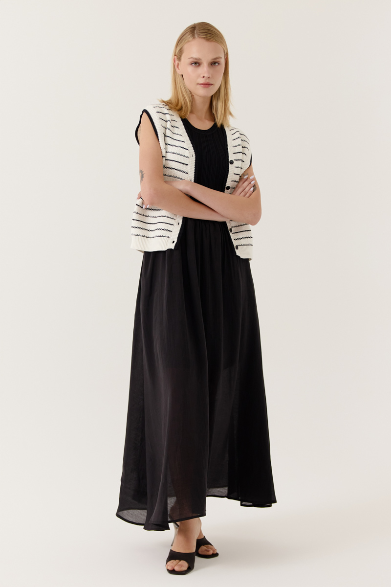80631_BLACK_80366_WHITE_2 Artlove ROBE ALIRIS BLACK