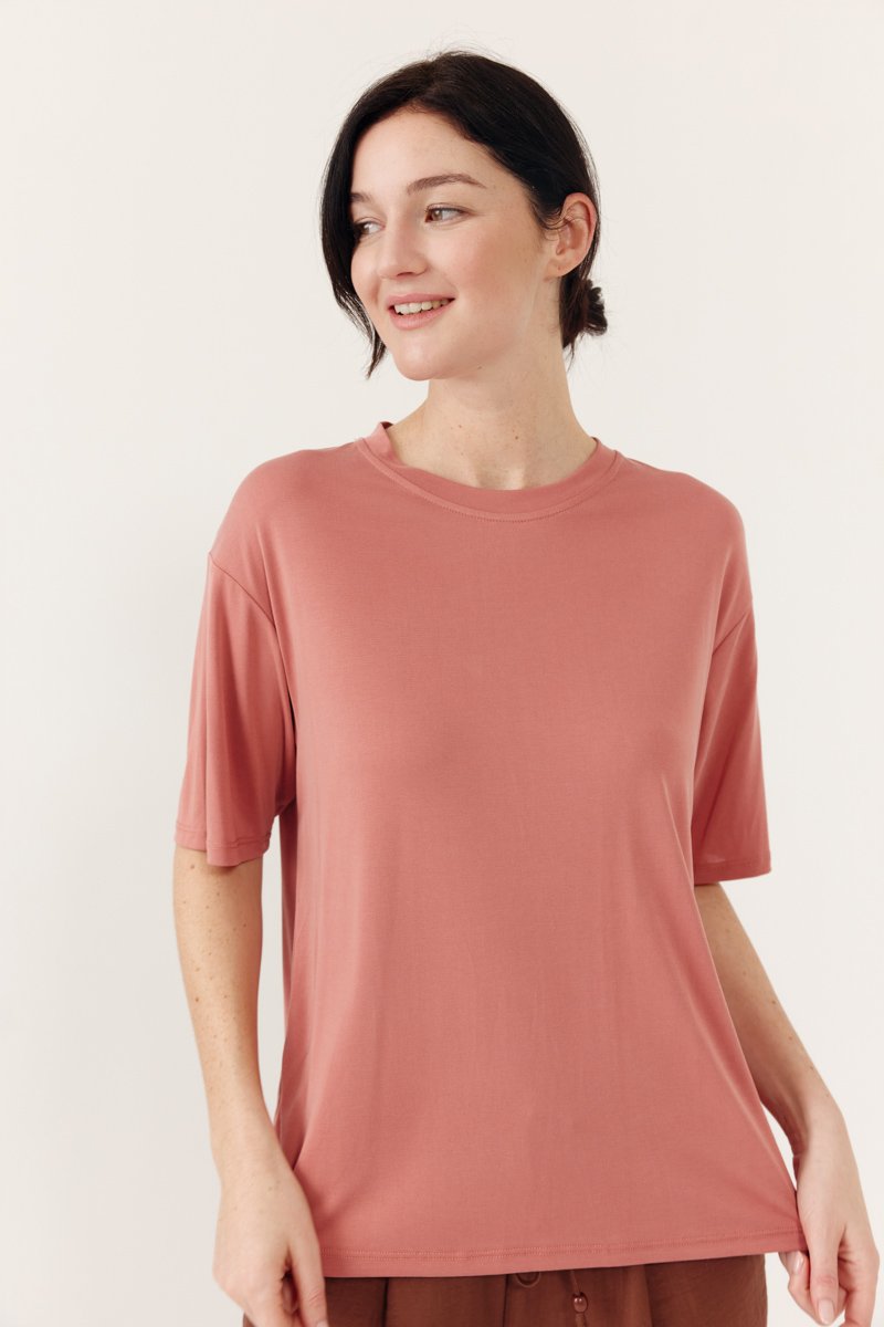 80219.2_TERRACOTTA_3 Artlove T-SHIRT SUZIE TERRACOTTA