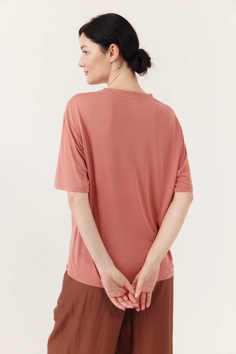 80219.2_TERRACOTTA_4 Artlove T-SHIRT SUZIE TERRACOTTA