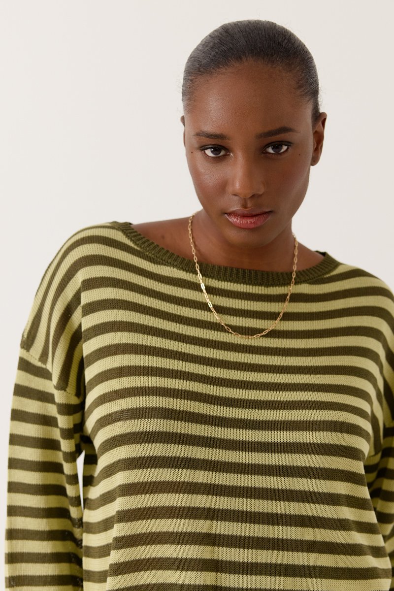 80294.2_KHAKI_3 Artlove PULL MEONEA GREEN
