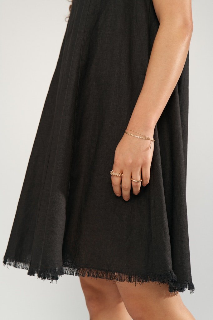 NÜMPH NUALANI SHORT DRESS Caviar
