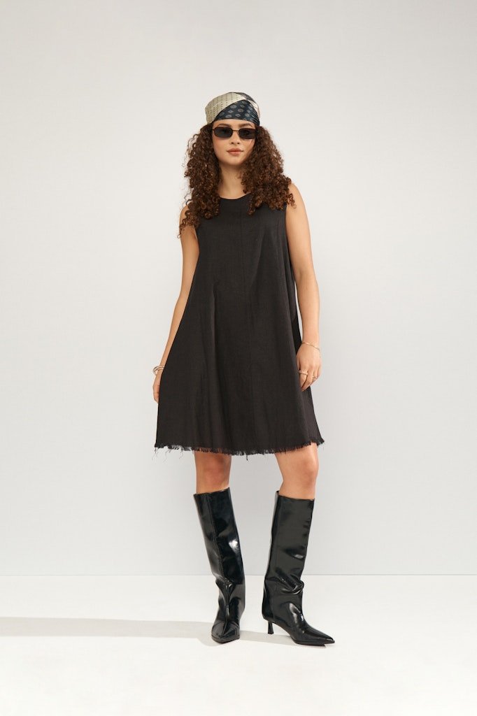 NÜMPH NUALANI SHORT DRESS Caviar