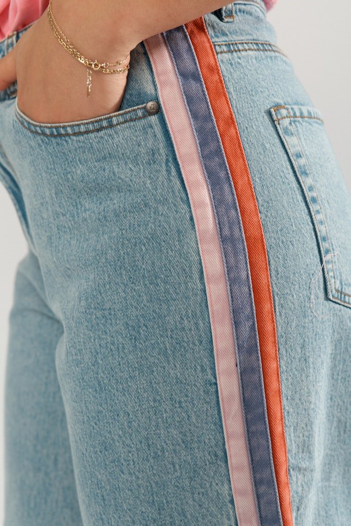 NÜMPH NUMALAGA HR WIDE JEANS BI3010 Light Blue Denim