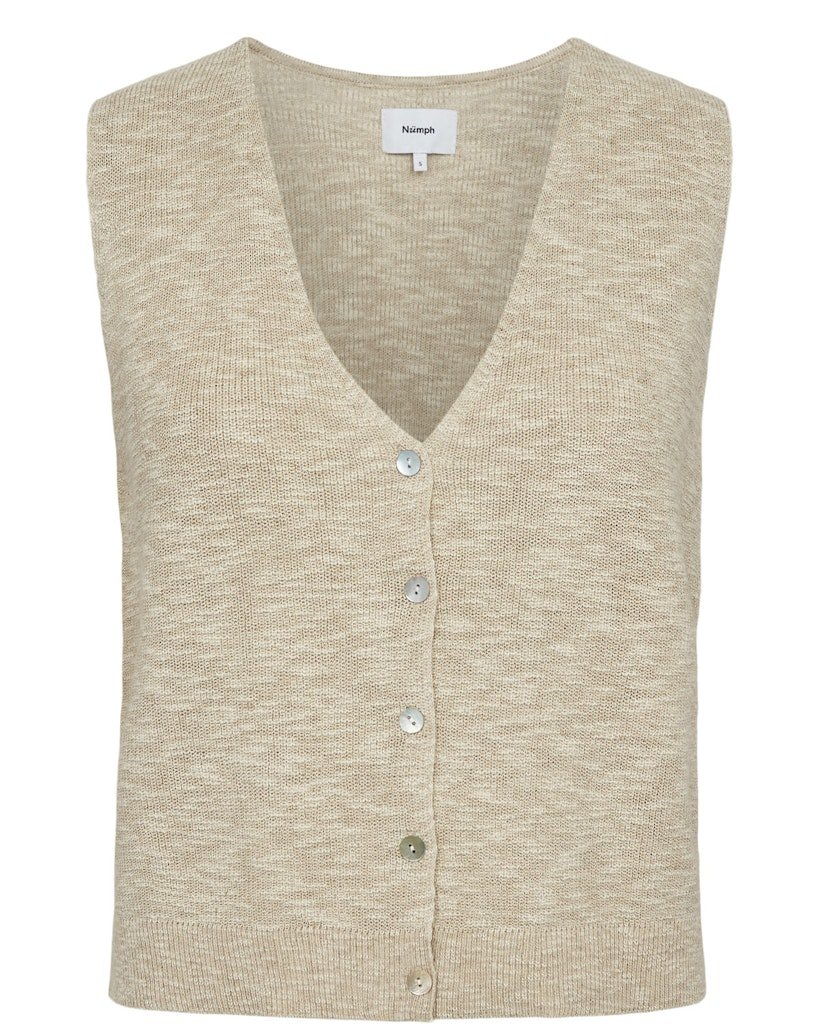 NÜMPH NUPETRINA VEST Whitecap Gray