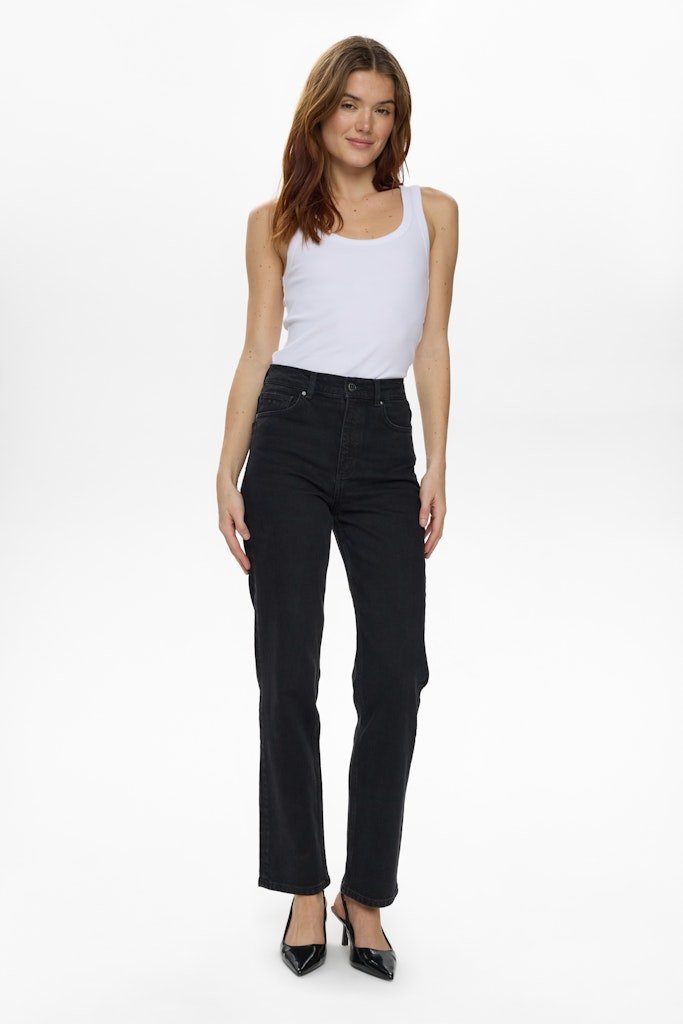 Nu_mph_NOOS-DENIM-SS26-NUMPH_3018_706671_5 NÜMPH NUOSLO HR STRAIGHT JEANS S3018 Black Denim 32"