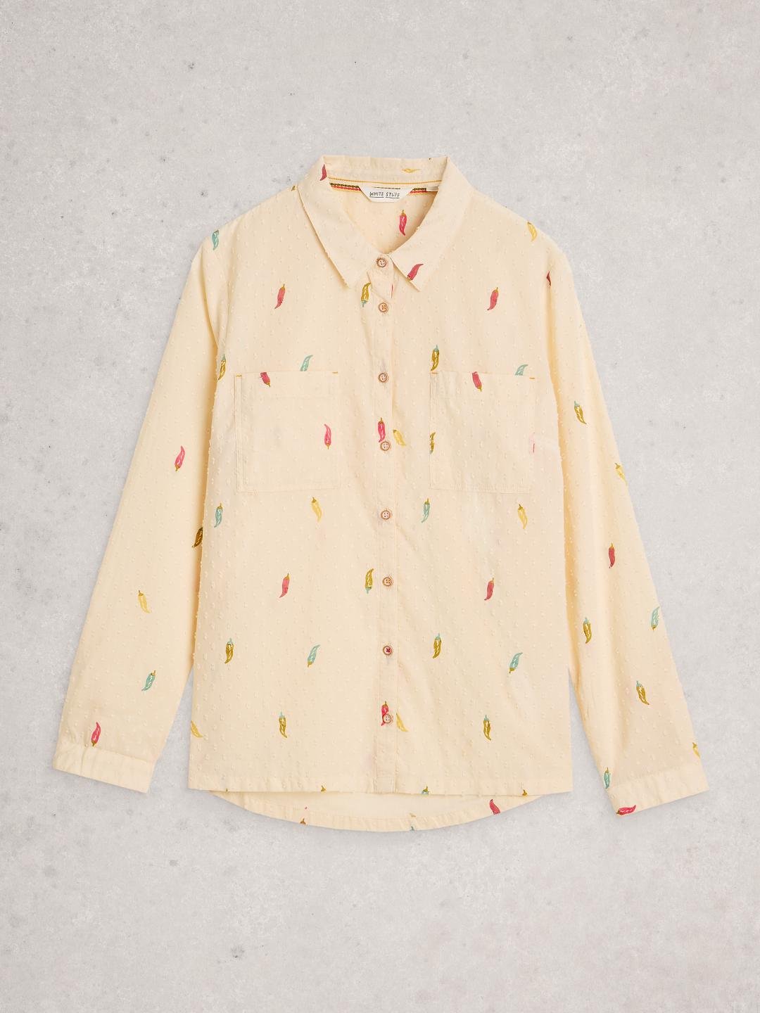 446200-IVORY_PR-FF White Stuff SOPHIE ORGANIC COTTON SHIRT IVORY PR