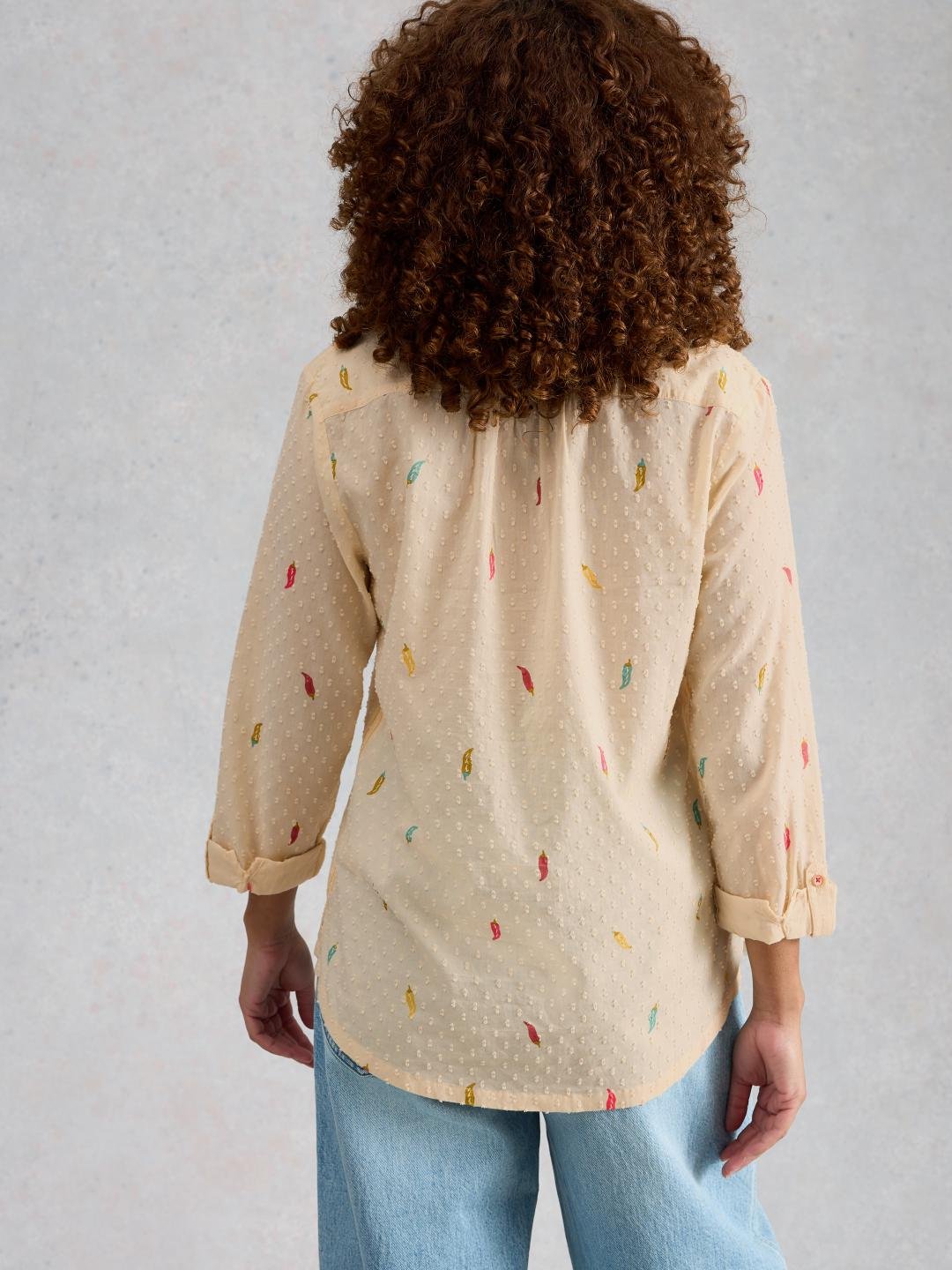 446200-IVORY_PR-MB White Stuff SOPHIE ORGANIC COTTON SHIRT IVORY PR