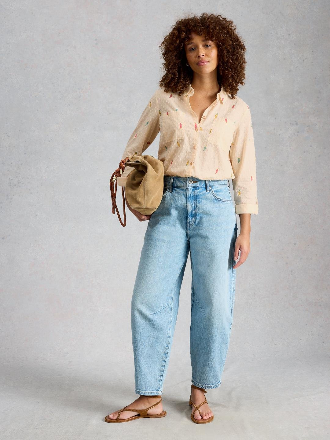 446200-IVORY_PR-MF White Stuff SOPHIE ORGANIC COTTON SHIRT IVORY PR
