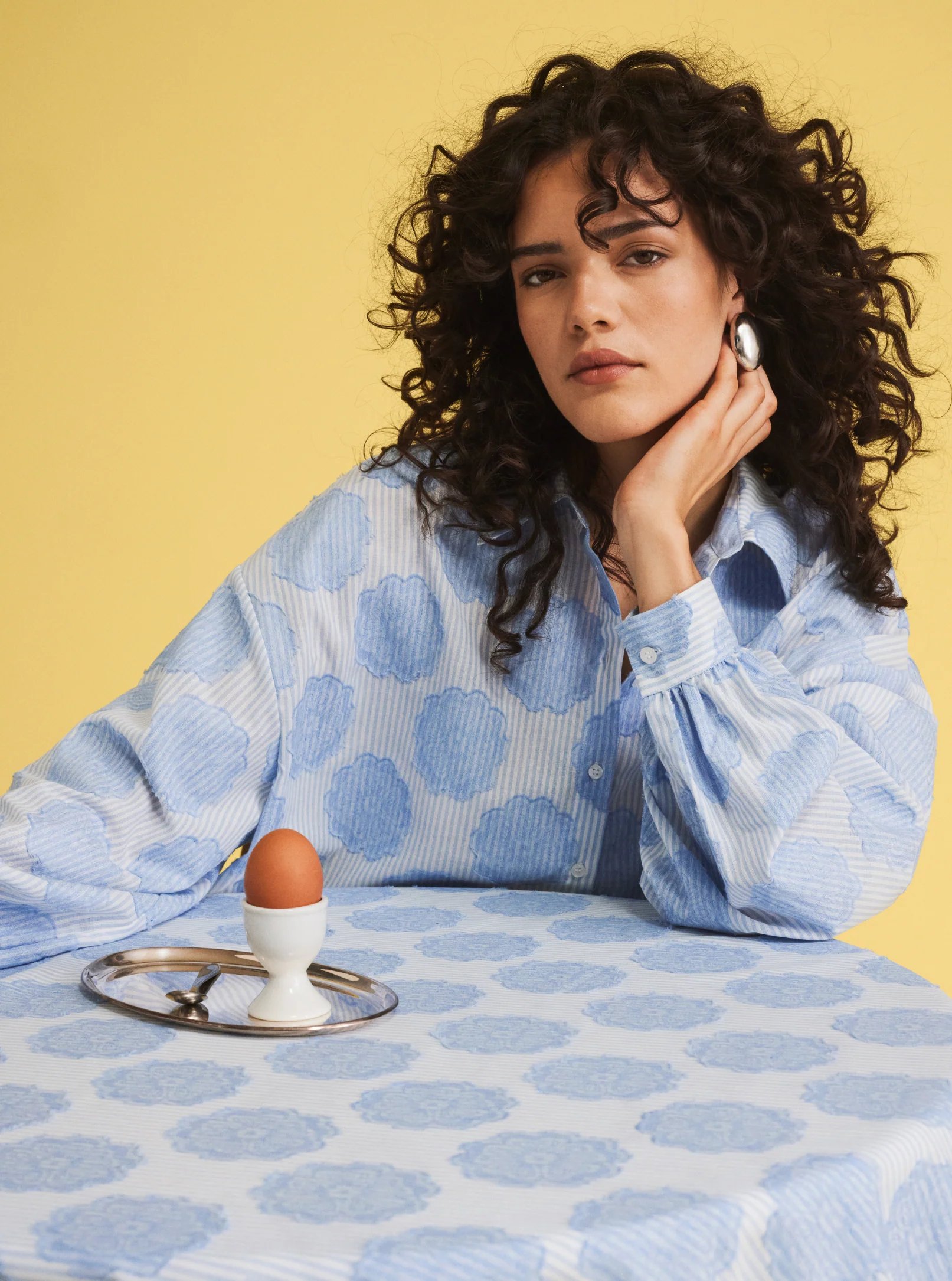 Liv Nous Sommes Labels Liv Blouse Light Blue