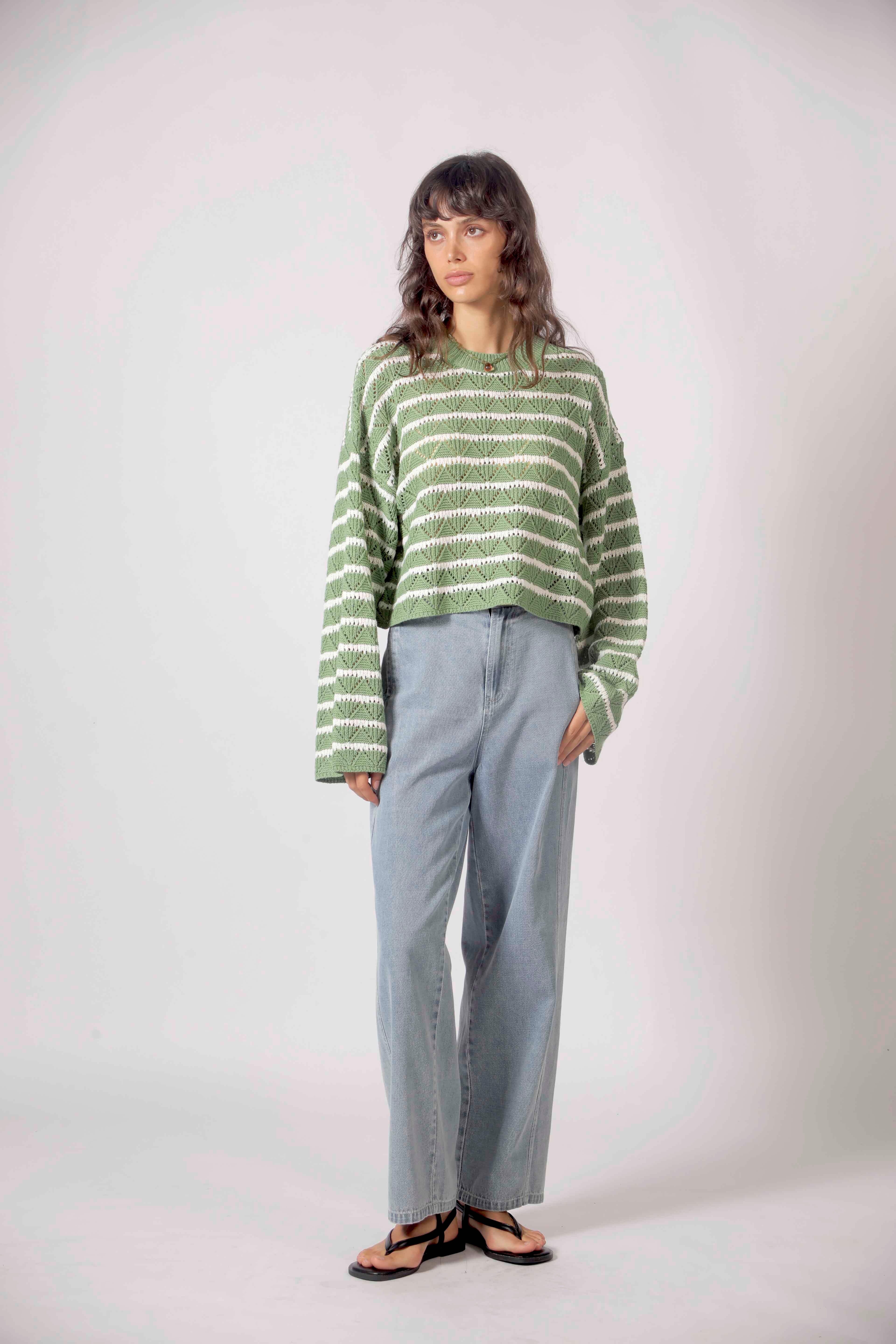 The Korner SWEATER GREEN