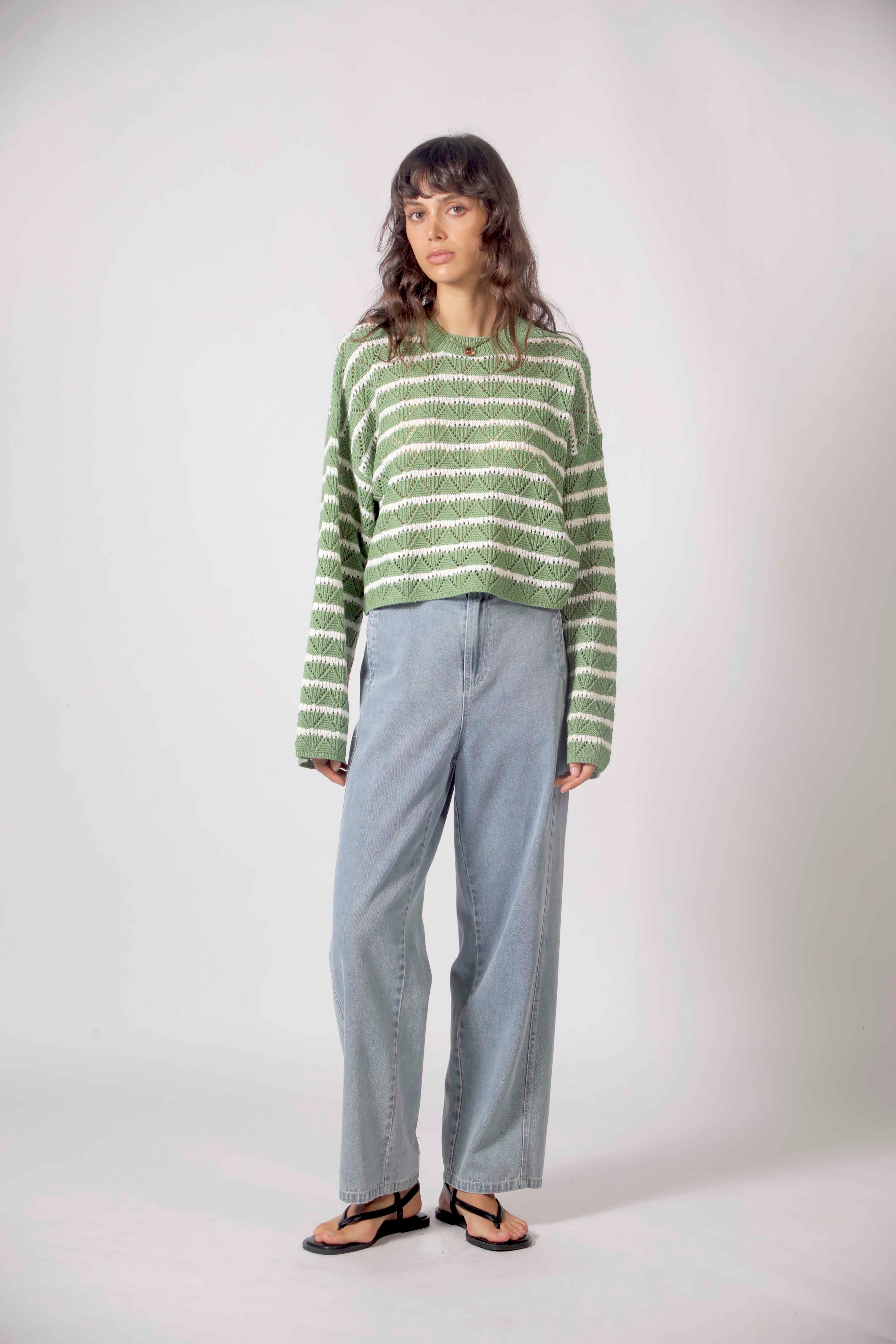 The Korner SWEATER GREEN