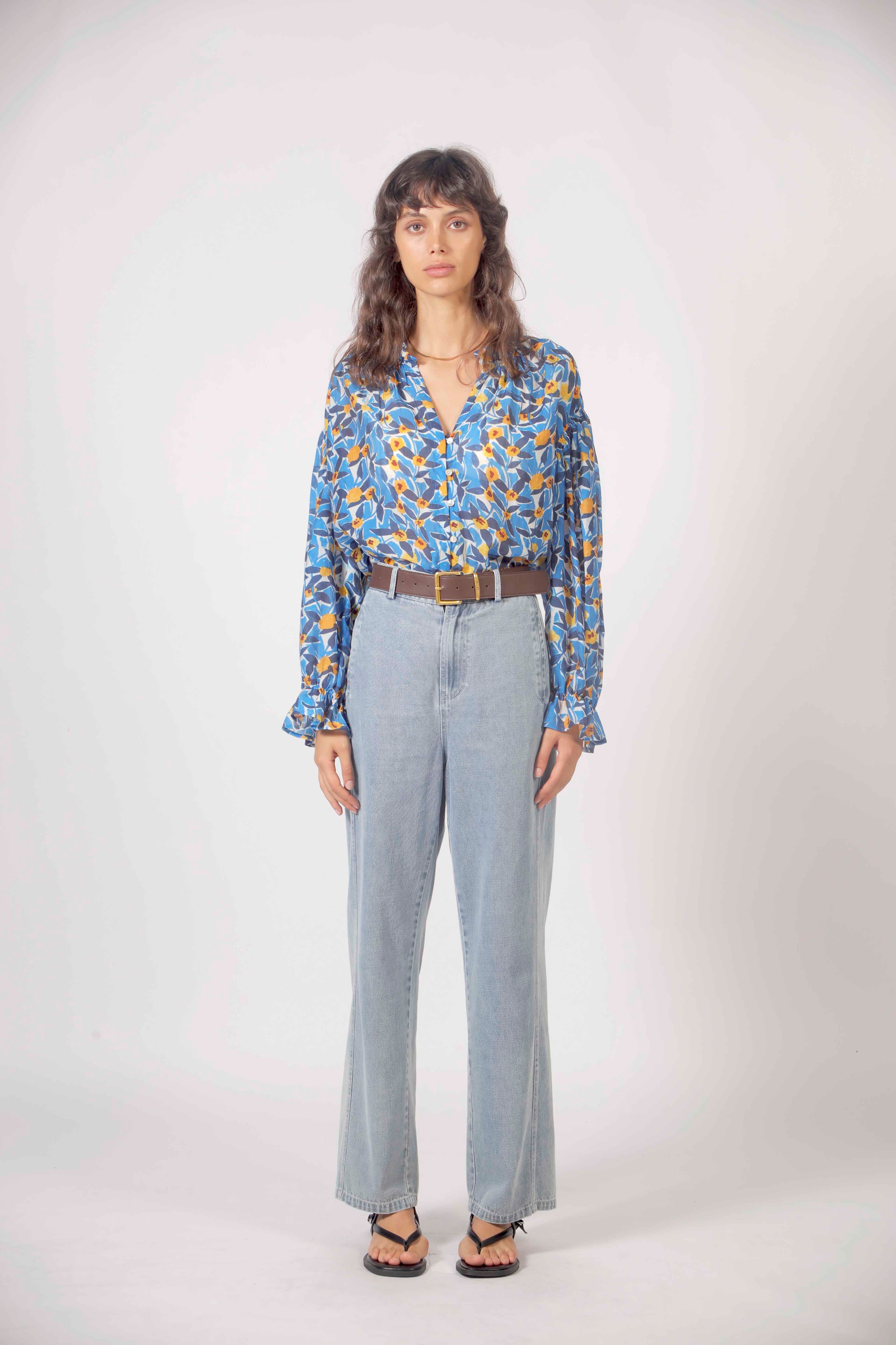 The Korner BLOUSE BLUE