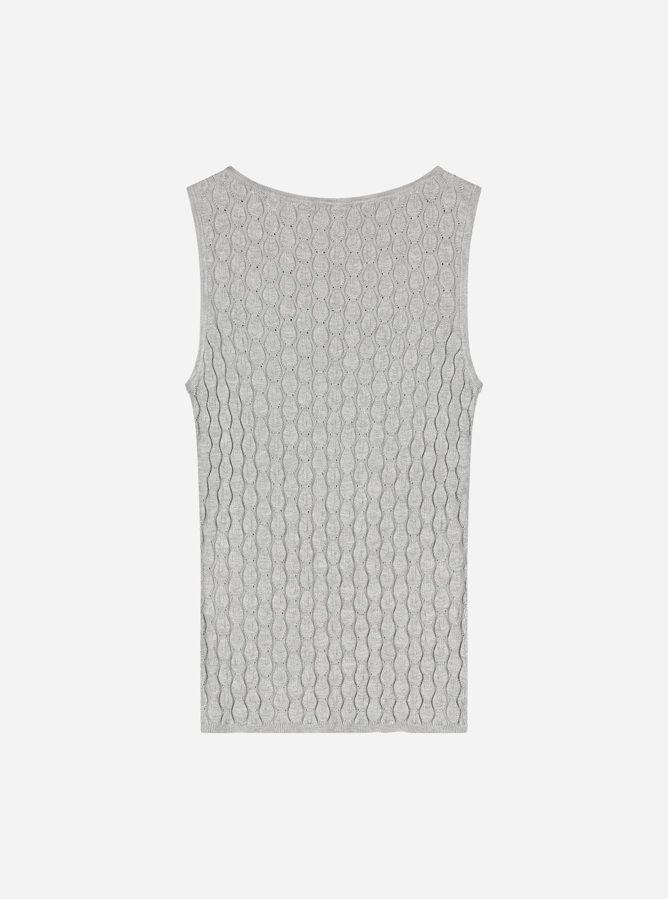NO-DS26137-20-3-25 Nous Sommes Labels Amira Knit Top Light Grey