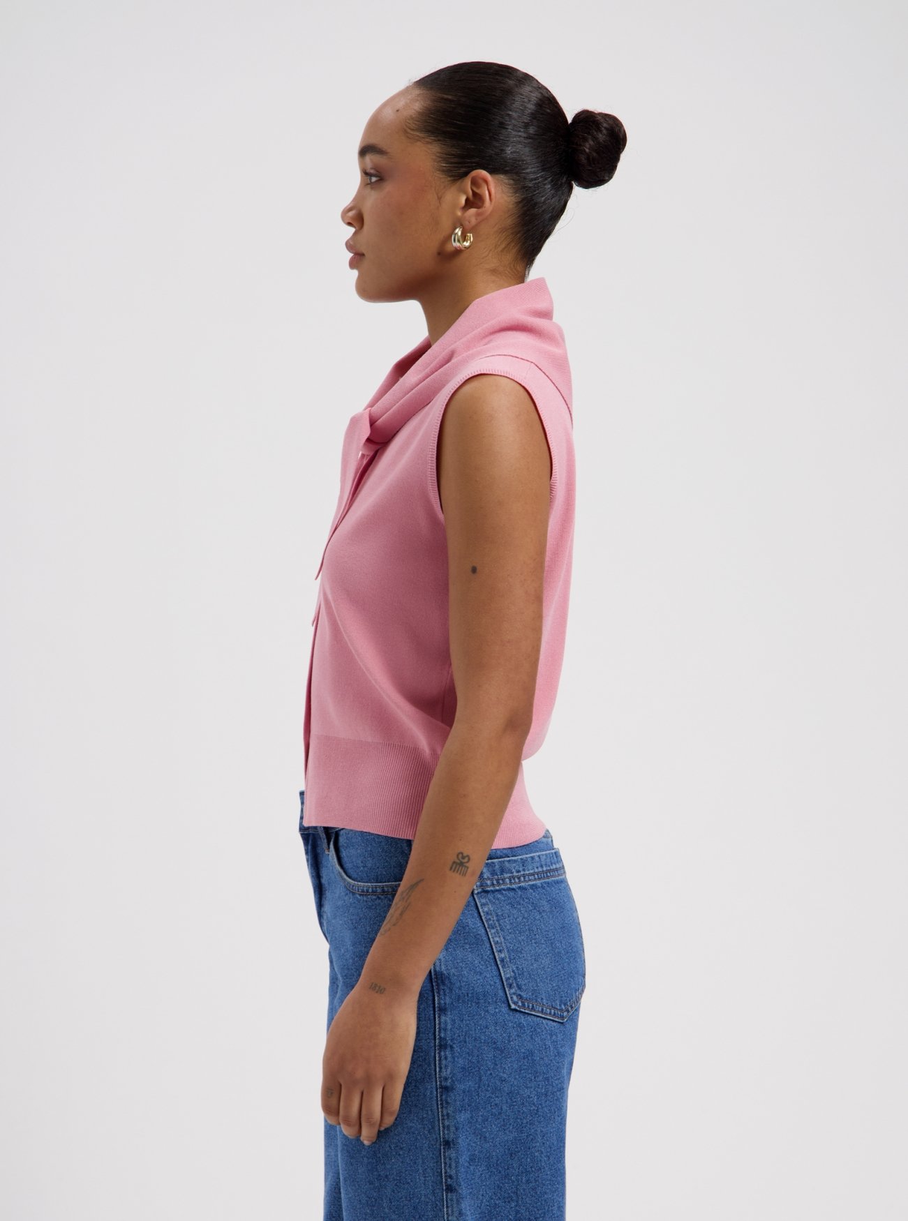 Nous Sommes Labels Nika Scarf Top Pink