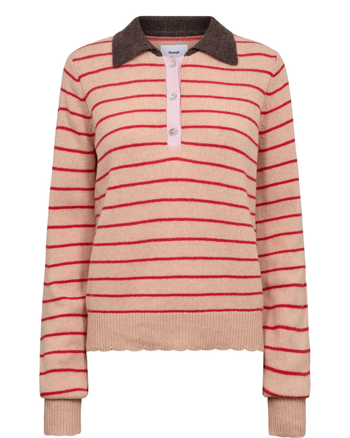 707198_5724_IMAGE_PRIMARY Nümph NULUCINDA STRIPE PULLOVER Roebuck