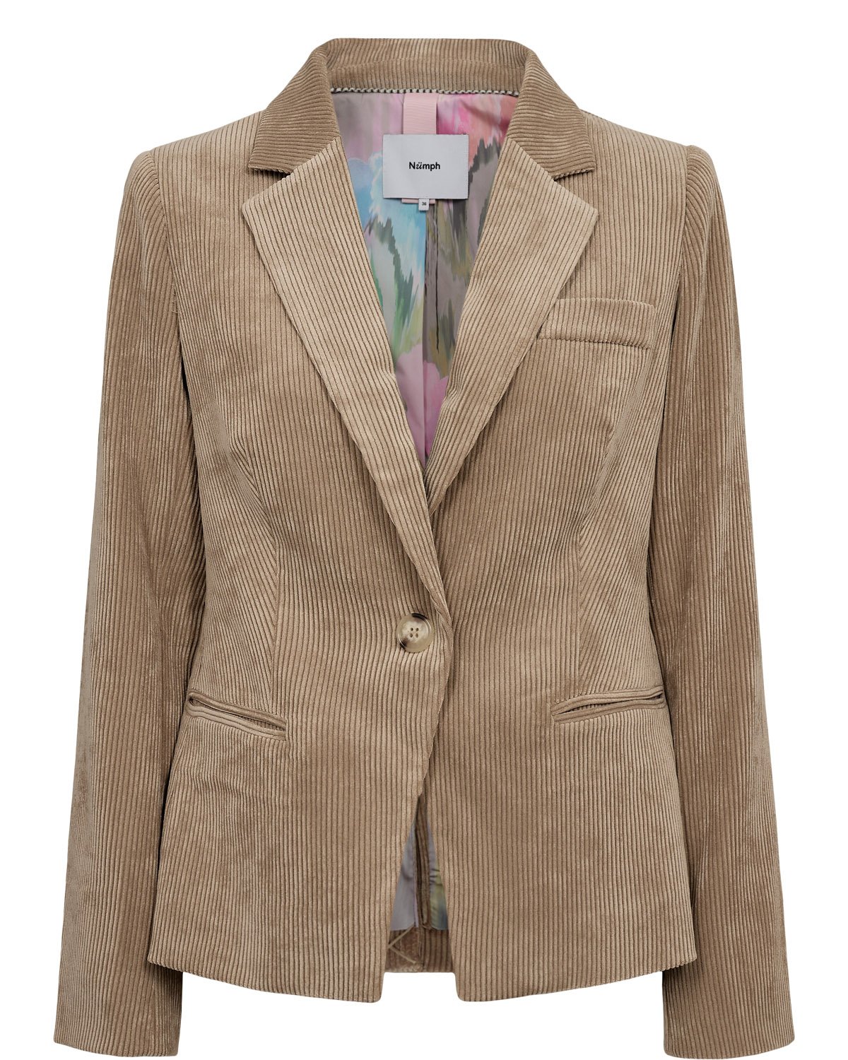 707330_0547_IMAGE_PRIMARY Nümph NUCELISE FITTED BLAZER Gray Morn